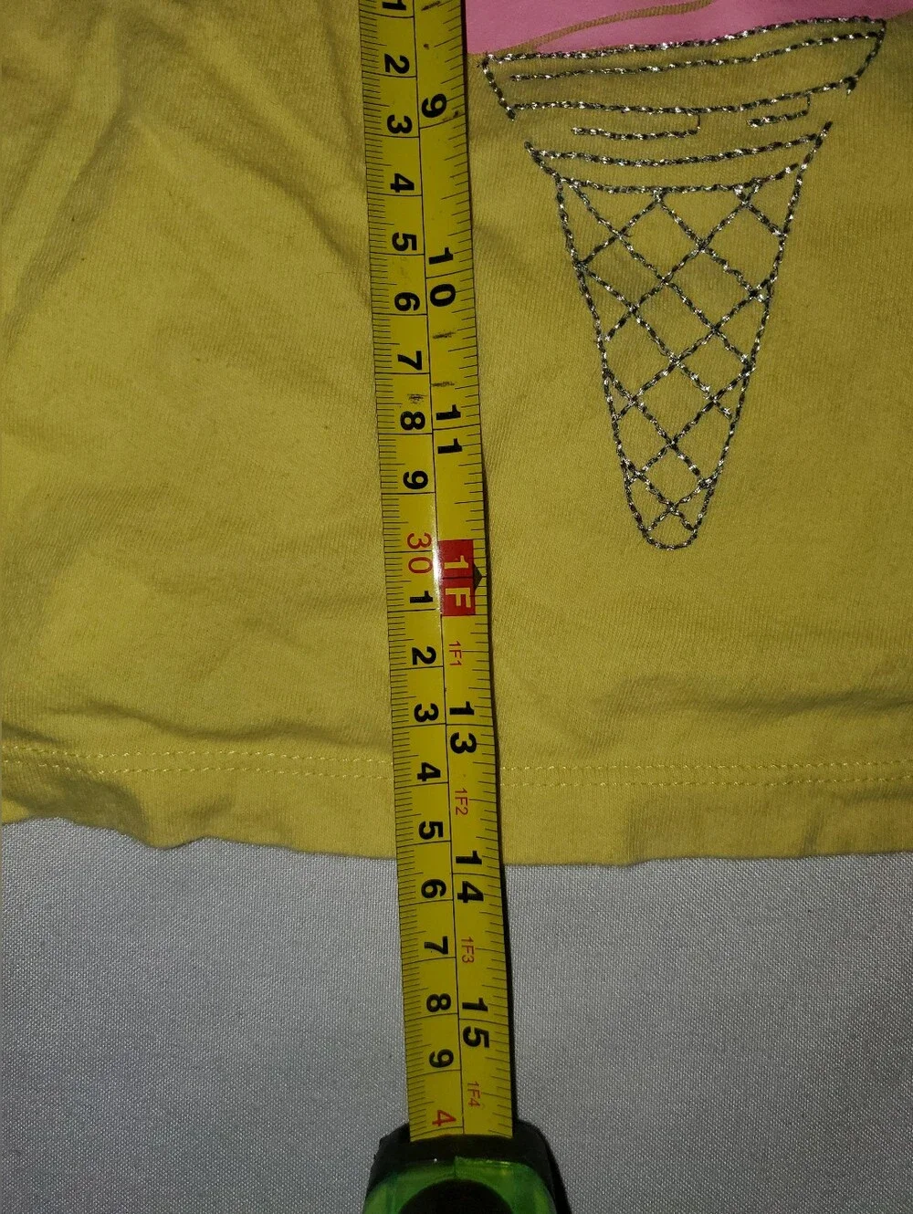 GAP Yellow Girls Ice Cream Graphic Tank